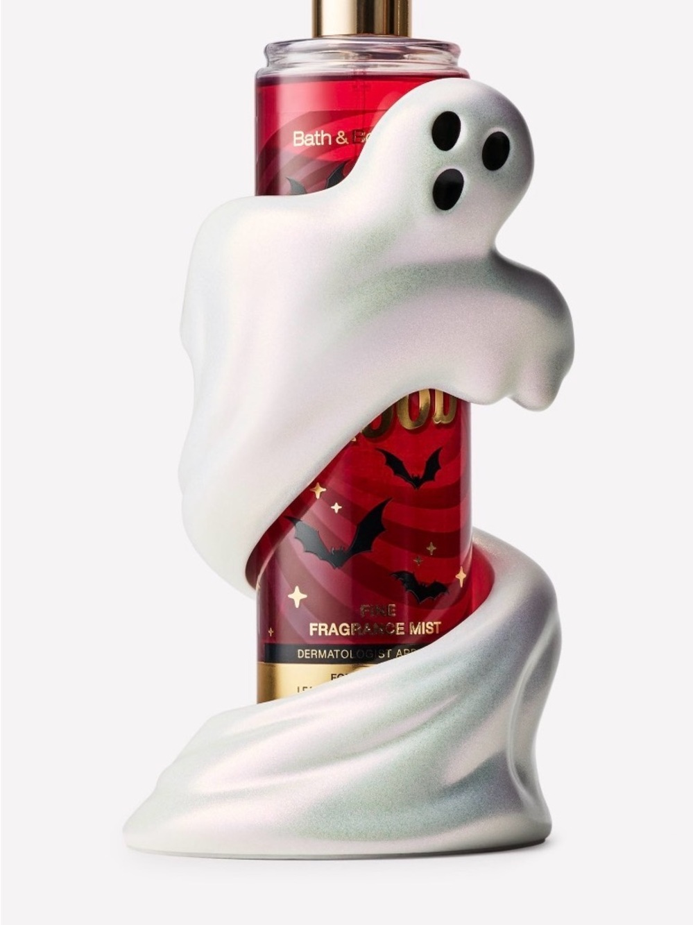 Bath & Body Works Pearl White Ghost Bottle Holder mist not included
